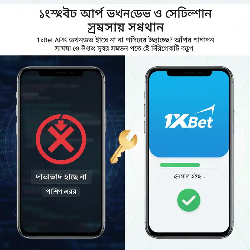 1xBet APK ডাউনলোড ও ইনস্টলেশন সমস্যা সমাধান নির্দেশিকা